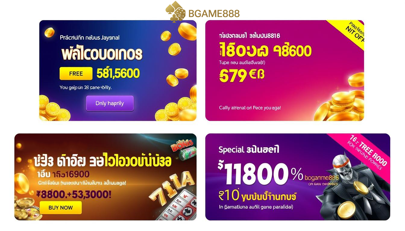 โบนัสและโปรโมชั่นสุดพิเศษจาก BGAME888