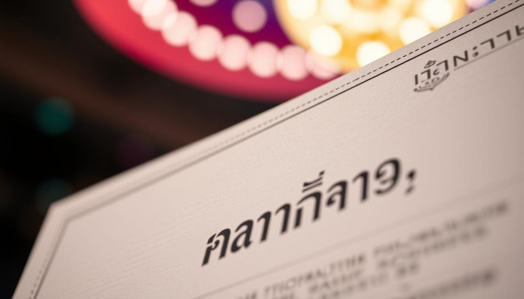 ใบอนุญาตคาสิโน
